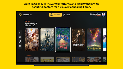 Screenshot of Debrid'em All: Stream Torrents