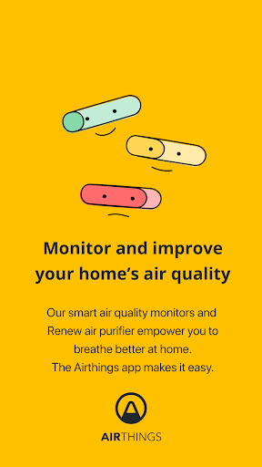 Android application Airthings screenshort