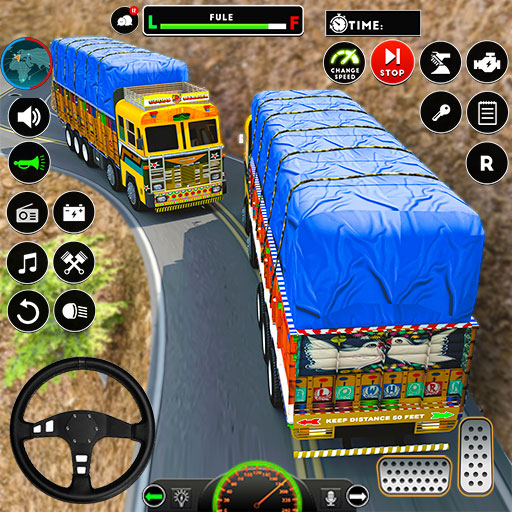 Indian Truck Drive Lorry Games logo