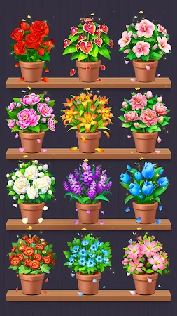 Game screenshot 花マージ - マッチパズル, フラワー, 花のゲーム apk download
