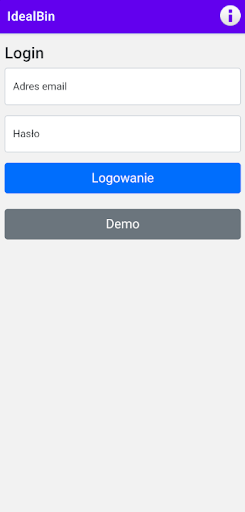 Android application IdealBin screenshort