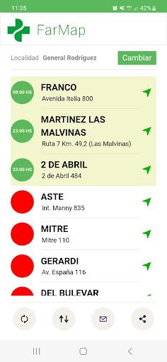 Android application FarMap screenshort