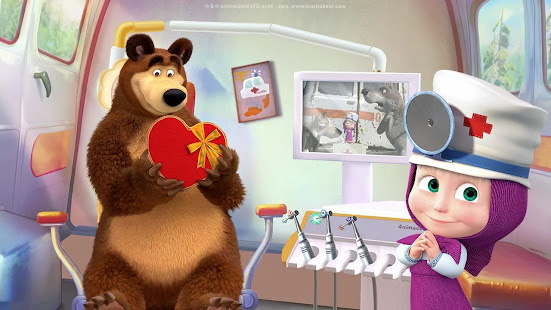 Masha and the Bear: Free Dentist Games for Kids 1.3.8 Screenshots 16