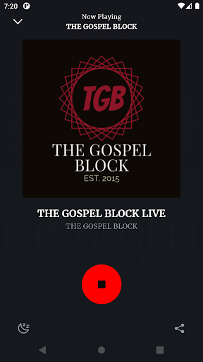 THE GOSPEL BLOCK RADIO STATION Screen 2