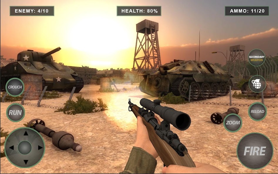 World War FPS Shooting Game banner