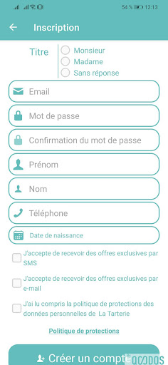 La Tarterie Screen 2