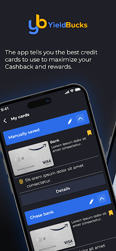 Android application Yieldbucks screenshort