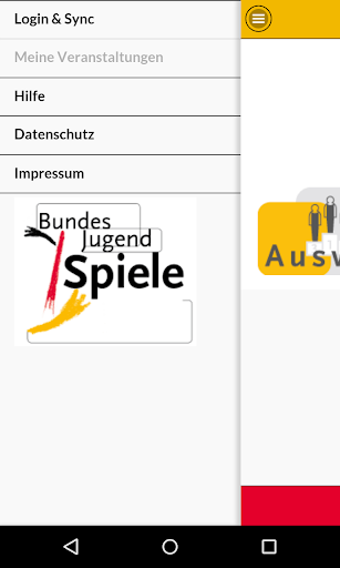 Android application Bundesjugendspiele screenshort