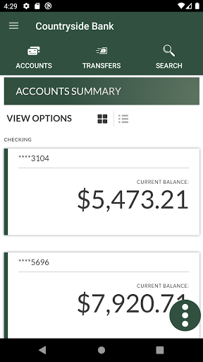 Countryside Bank Screen 2