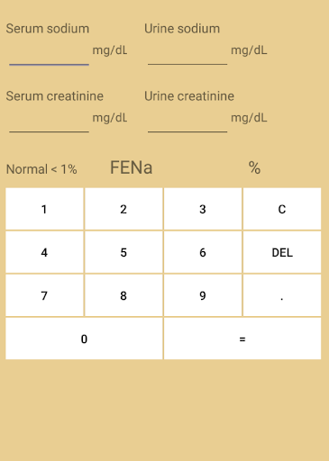 FENa and FEUrea Screen 2