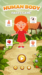Kids games: Full body parts