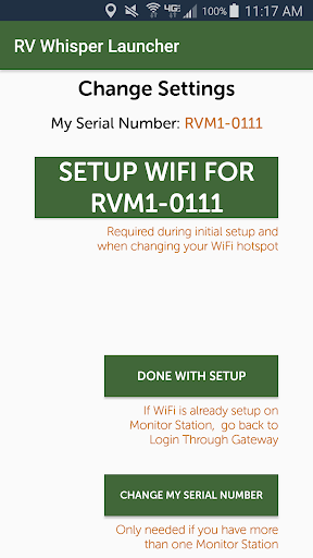 Android application RV Whisper Launcher screenshort