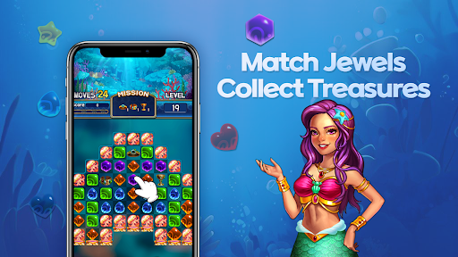Android application Jewel Abyss: Match3 puzzle screenshort
