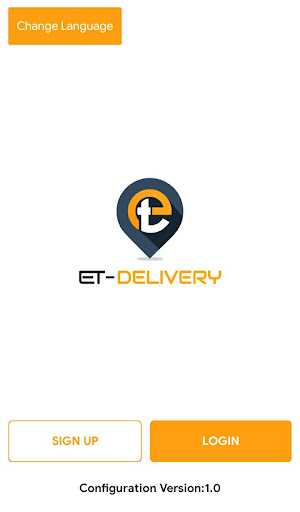 Android application ET Delivery Driver screenshort