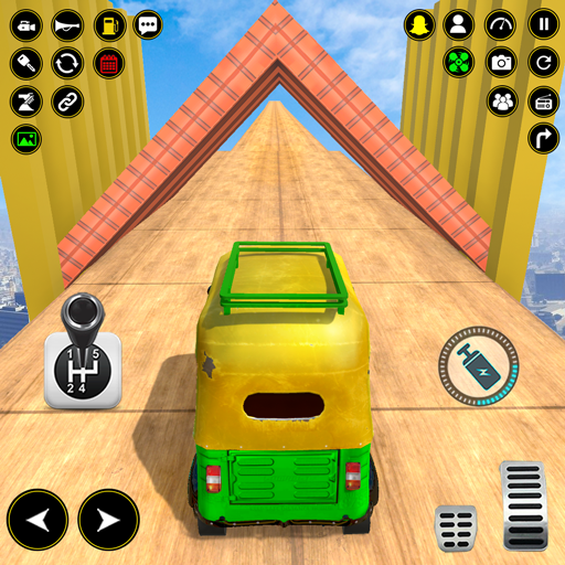 Android application Tuktuk City Taxi Driving Game screenshort