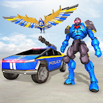 Police Eagle Robot Truck Games Apk