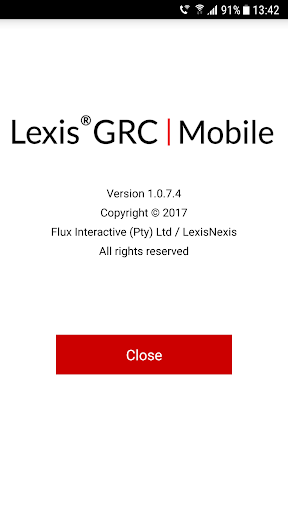 Android application Lexis GRC Mobile screenshort