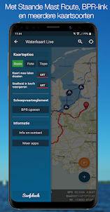 Waterkaart Live - Routes, AIS