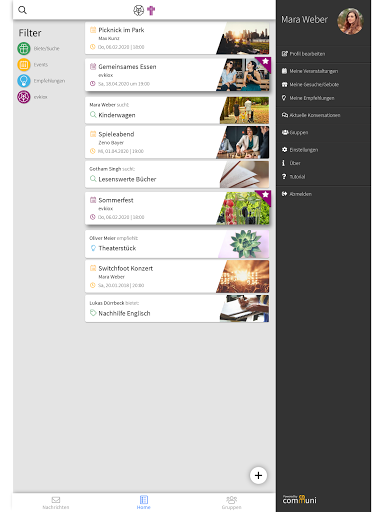 Android application evkiox screenshort