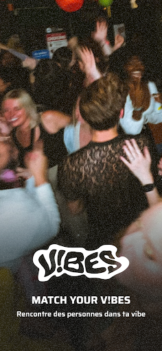 Android application V!BES - Match your vibes screenshort
