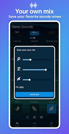 Screenshot of Sleep Sounds - relaxing music