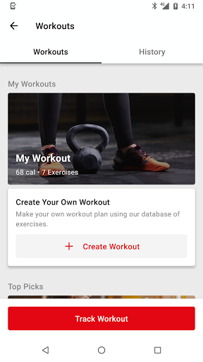 Fitzone Screen 2