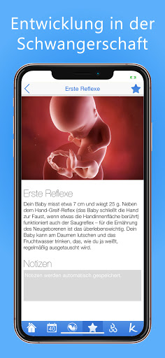 Android application Meine Schwangerschaft PRO screenshort