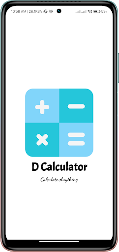 Android application D Calculator- Age,BMI,Unit screenshort