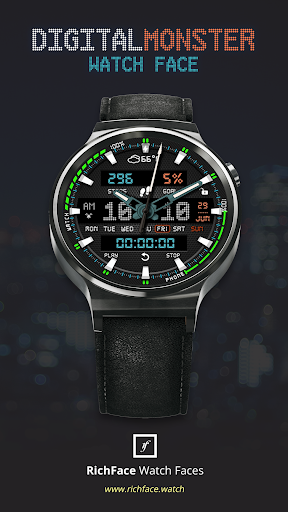 Digital Monster Watch Face Screen 2