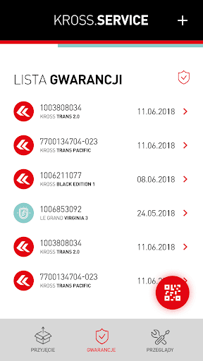 Android application Kross.Service screenshort