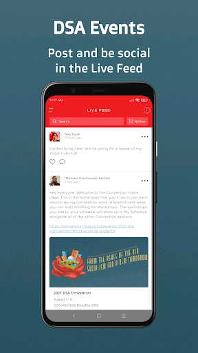 DSA Events Screen 2