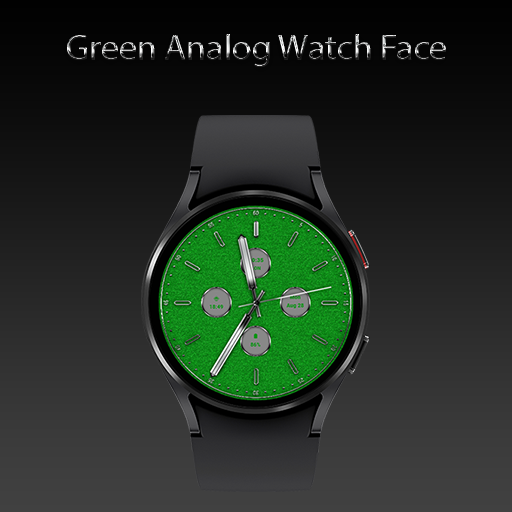 Green Analog Watch Face logo