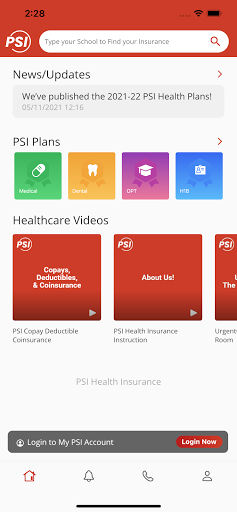 PSI Health Insurance Screen 2