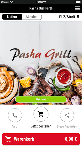 Android application Pasha Grill screenshort