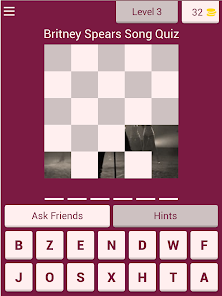Captura de Pantalla 15 Britney Spears Song Quiz android