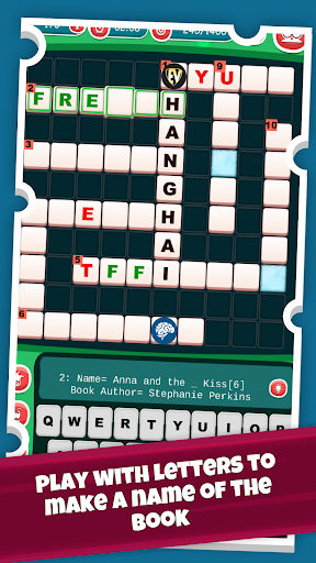 Books Authors Crossword Puzzle Screen 2