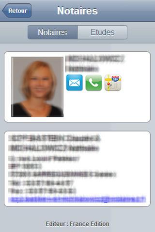Annuaire notaires Besançon Screen 2