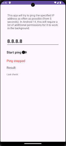 App preview