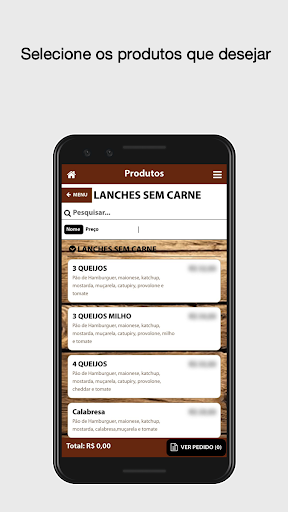 Cowboy Lanche Screen 2