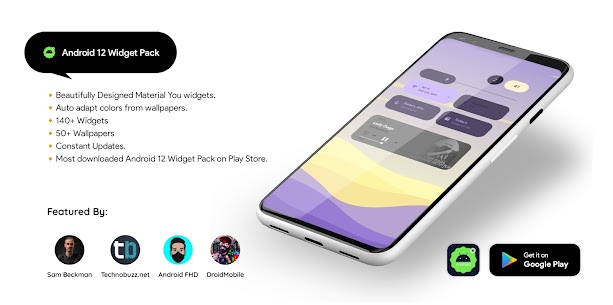 Android 12 Widget Pack v11.1 MOD APK (Full Patched) Free For Android 1