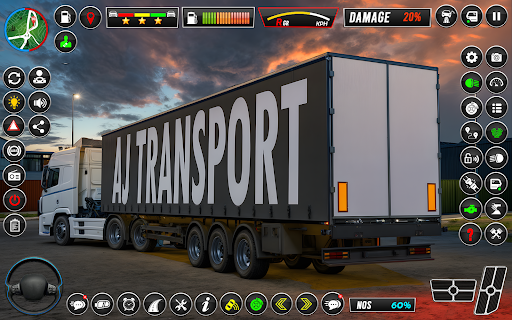 City Cargo Truck Game 3D Screen 3