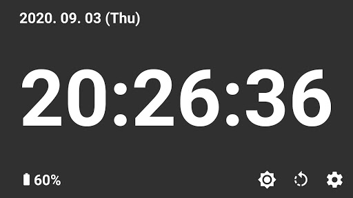 Digital Table Clock Screen 2