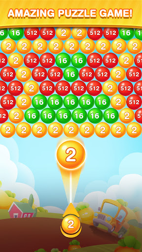 Android application Bubble Shooter 2048 Ball screenshort