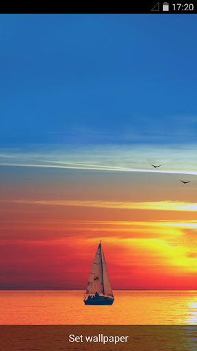 Ship on the Sea Live Wallpaper Screen 3