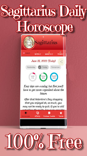 Sagittarius Horoscope 2024 Screenshot