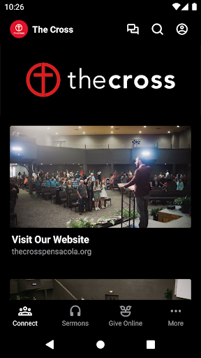 Android application The Cross Pensacola screenshort