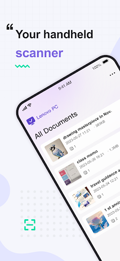 Android application Lenovo Smart Scanner screenshort