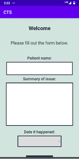 Americare CTS Screen 3