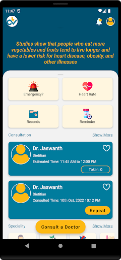 Doctor-V : Virtual Health Care Screen 3