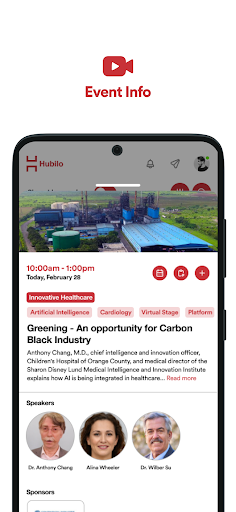 Android application Inspire Tour 2022 screenshort